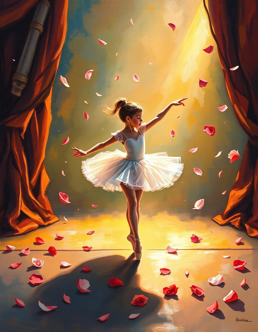 The Brave Little Ballerina storybook cover