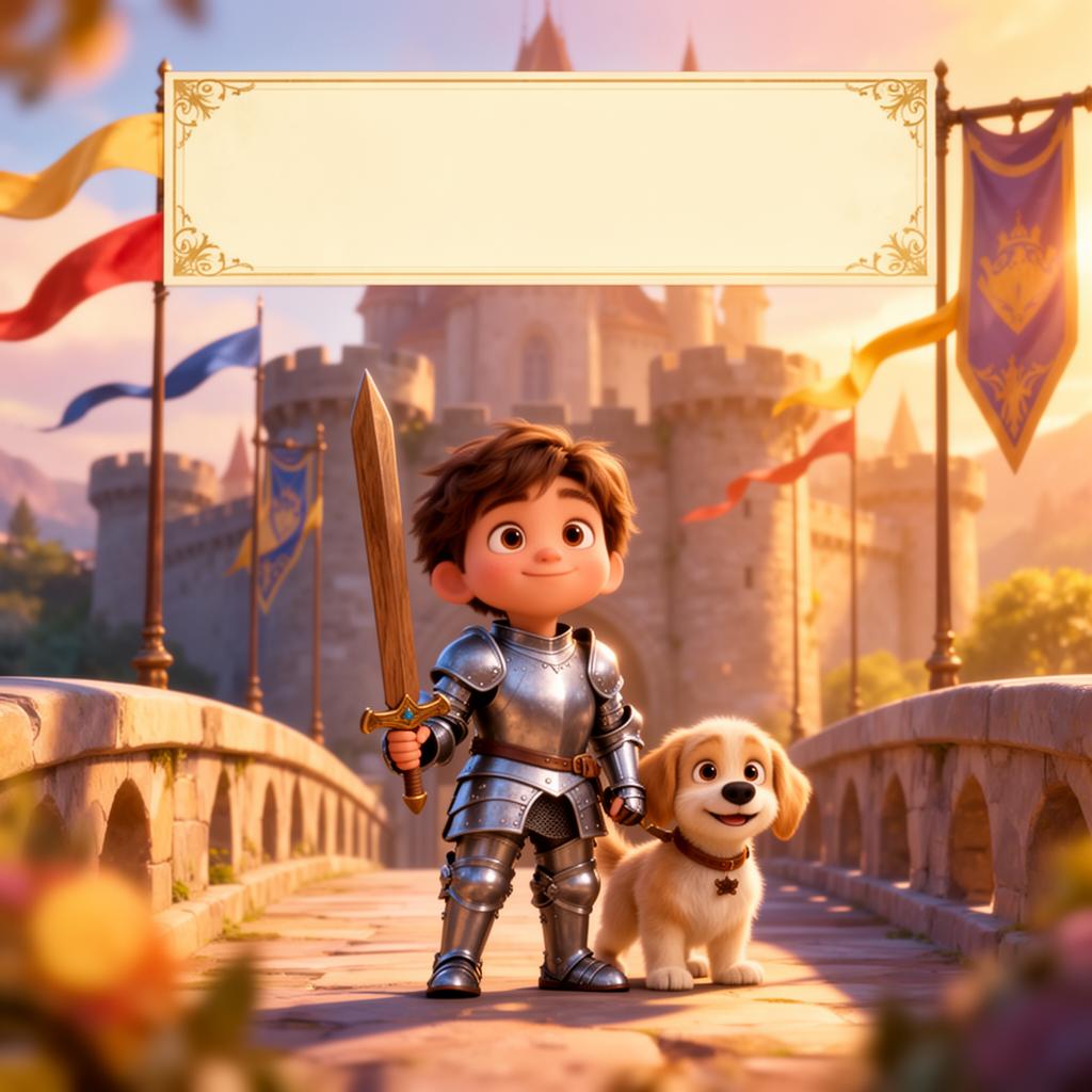 The Brave Little Knight storybook cover