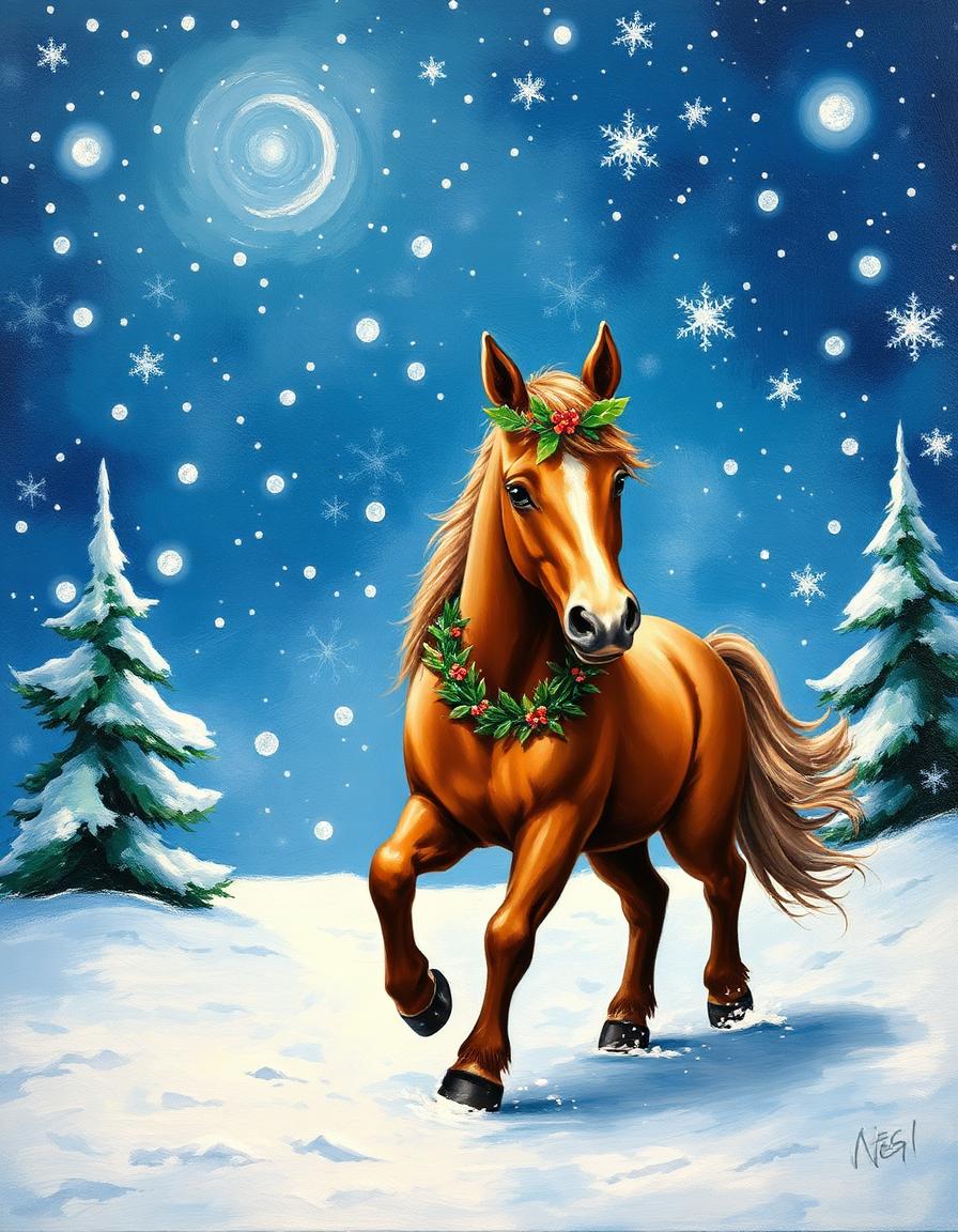 The Christmas Eve Pony storybook cover