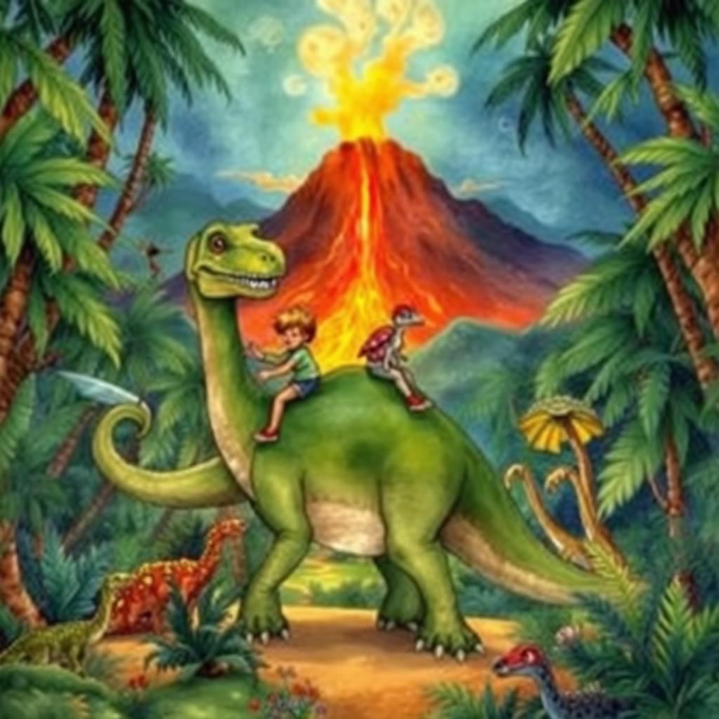 Dinosaur World storybook cover
