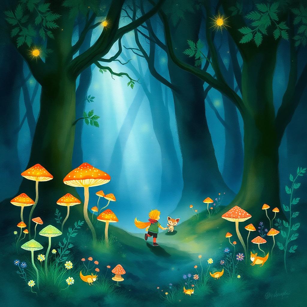 Fantasy Forest storybook cover