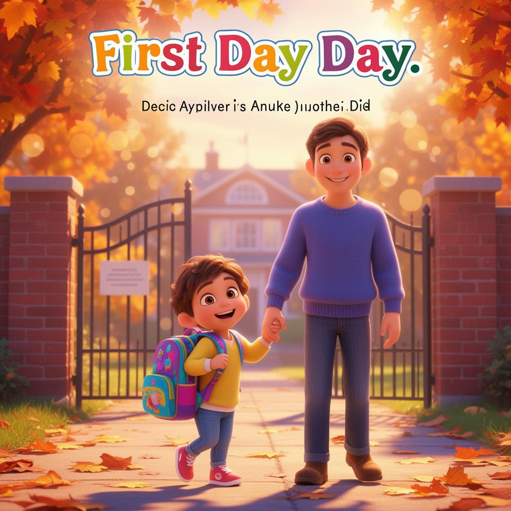 The First Day of School storybook cover