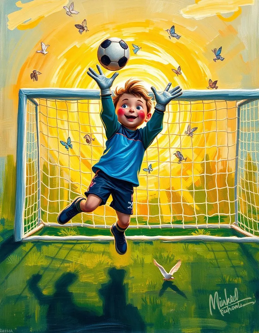 Goalkeeper Hero storybook cover