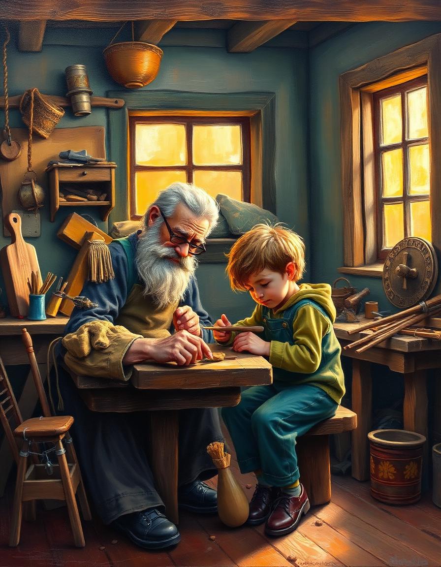 Grandad's Workshop storybook cover