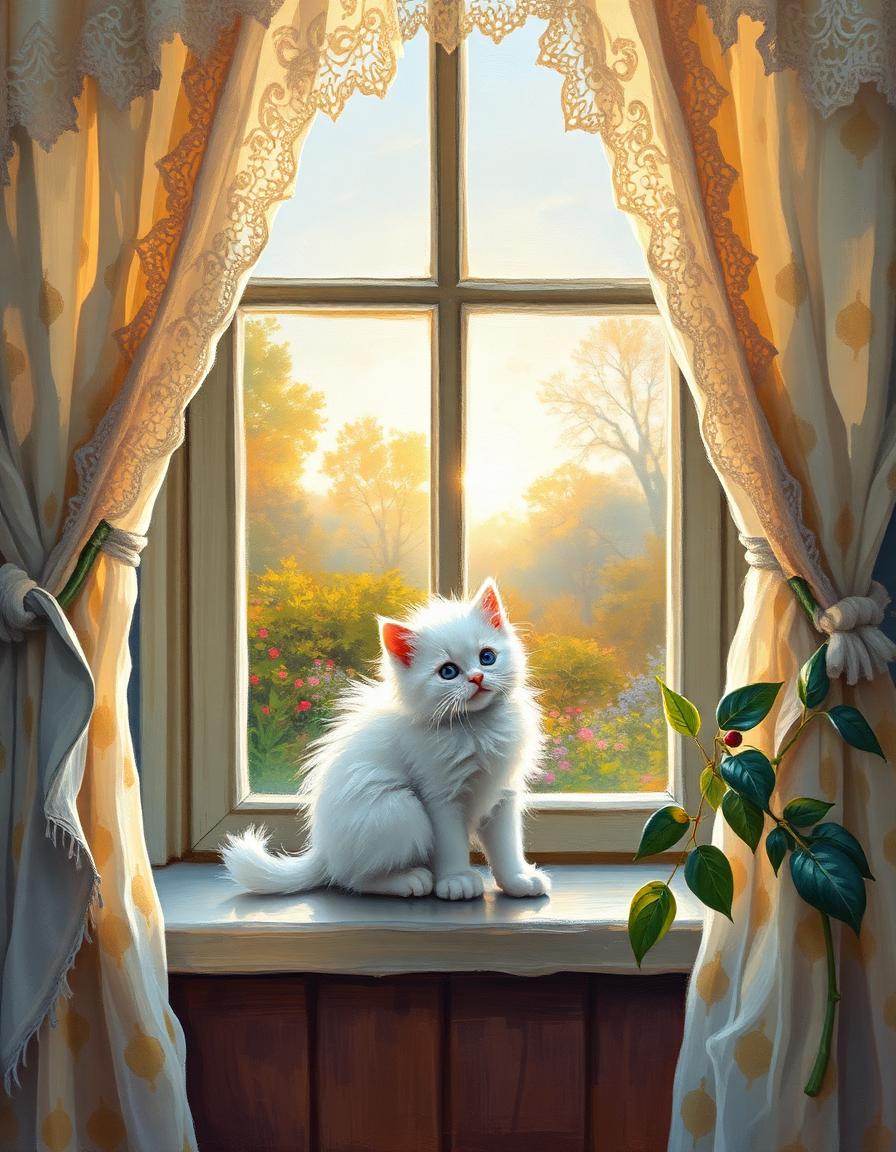 The Kitten in the Window storybook cover