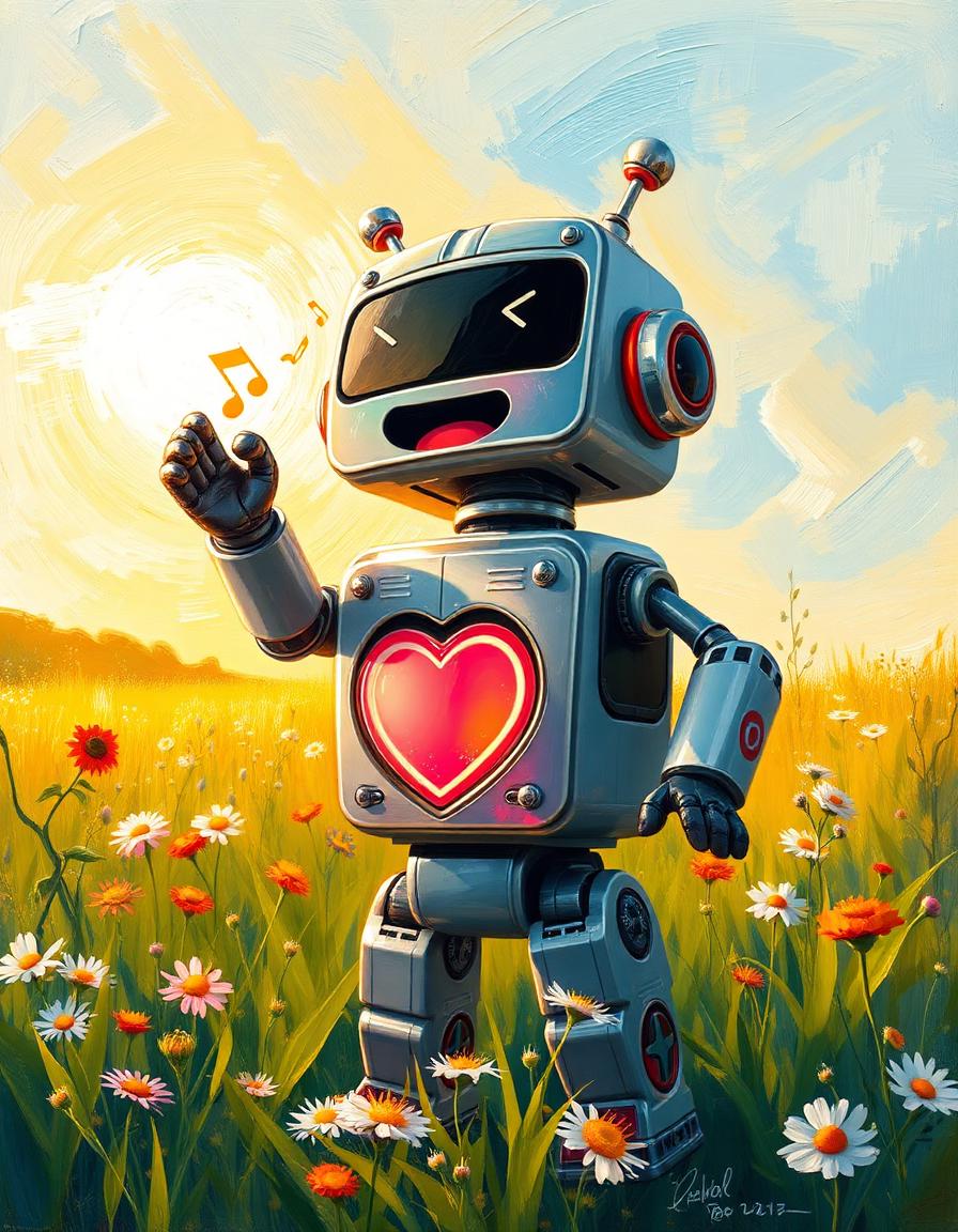 The Singing Robot storybook cover