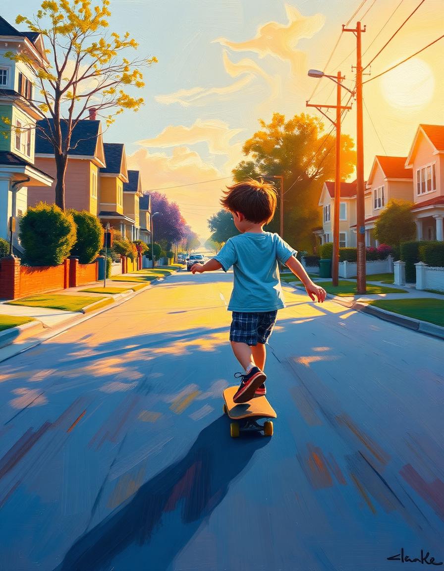 Skateboard Sunday storybook cover