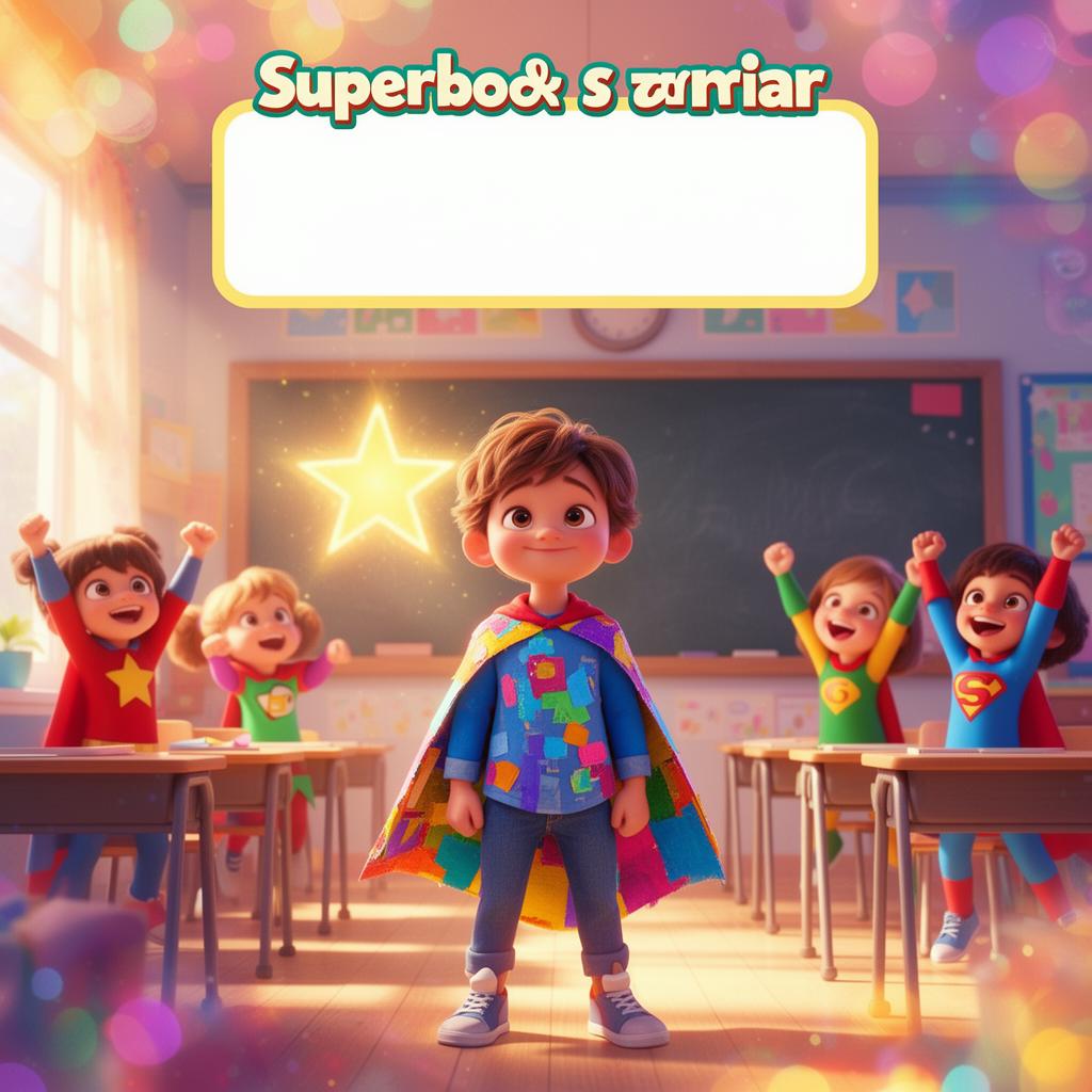 Superhero School storybook cover
