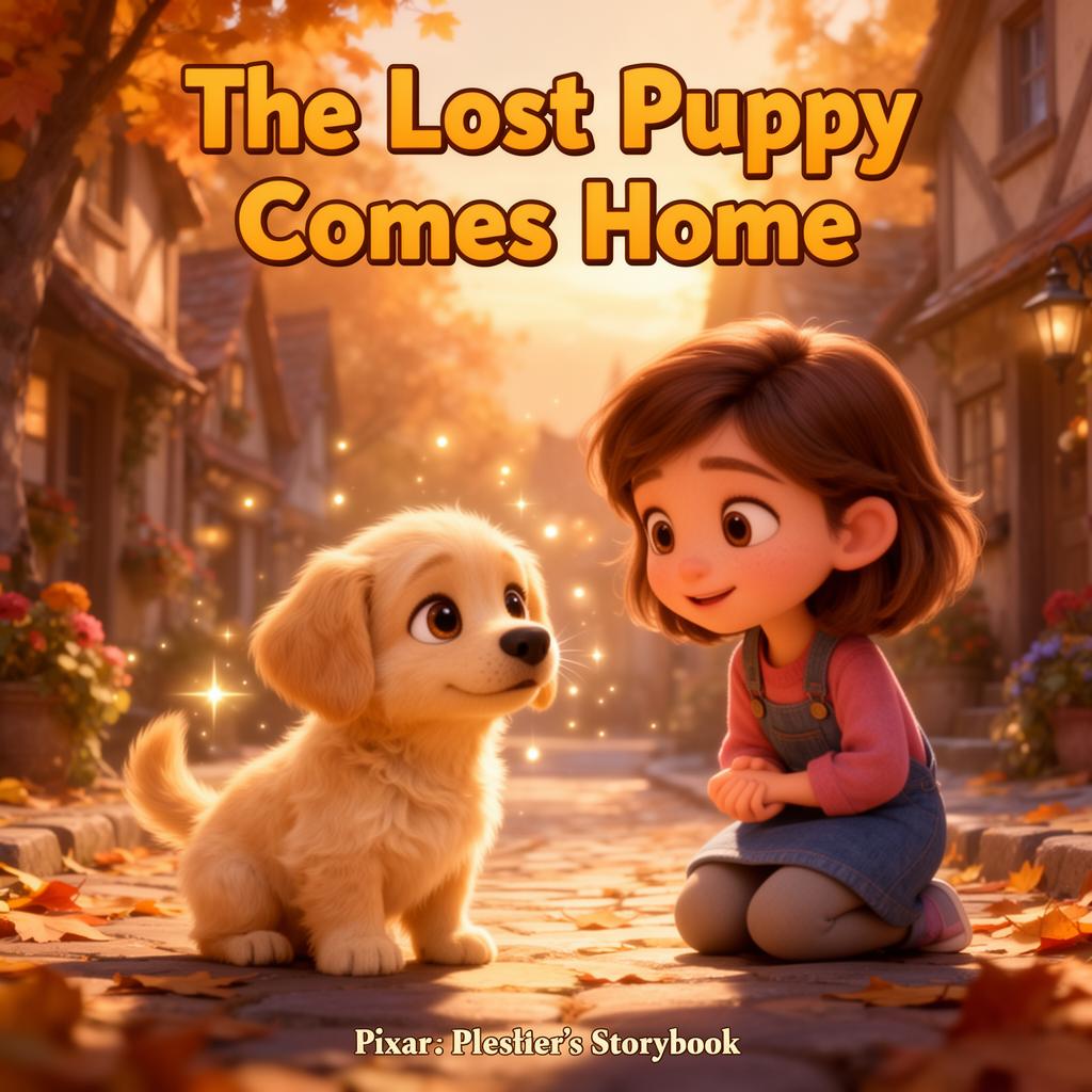 The Lost Puppy Comes Home storybook cover