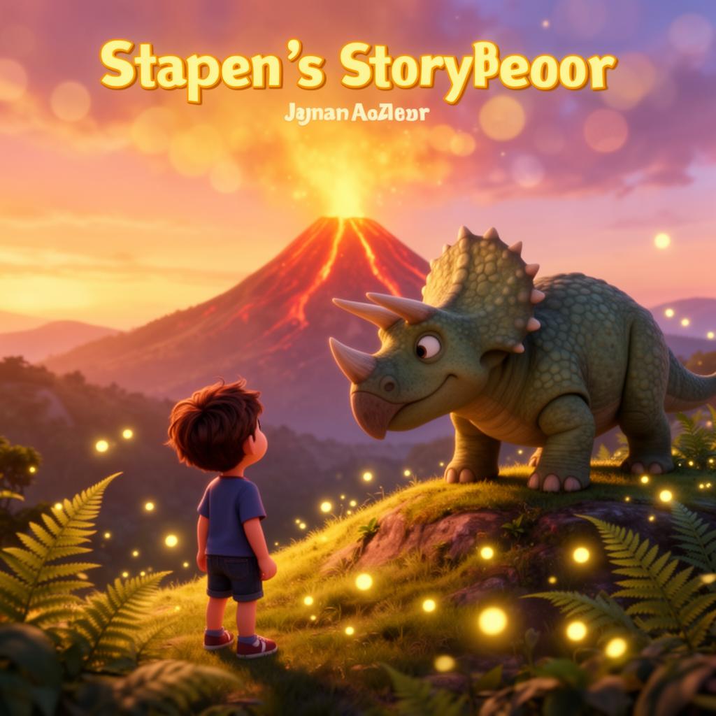 The Volcano Day Out storybook cover